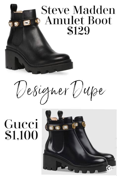 steve madden dupe gucci boots|steve madden versace dupes.